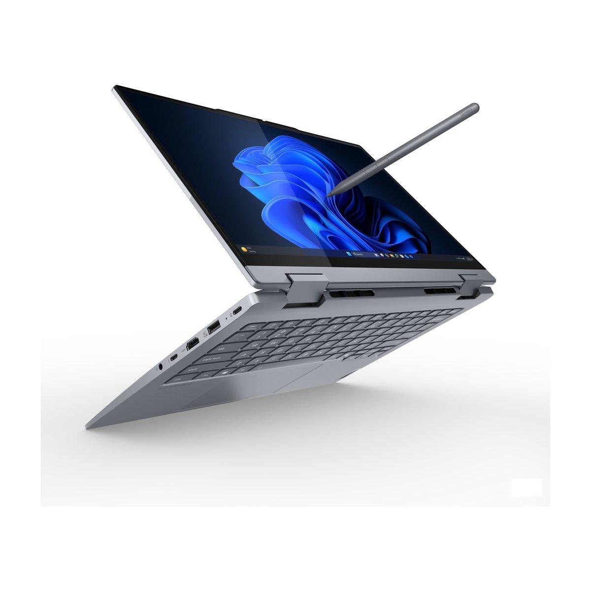 Lenovo ThinkBook 14 2-in-1 G5 - Intel Graphics (dahili) · Intel Core Ultra 7 255U · 32GB RAM · 1TB SSD · 14" WUXGA Dokunmatik · FreeDOS · Gri (21SQ003BTX), Gri - görsel 2