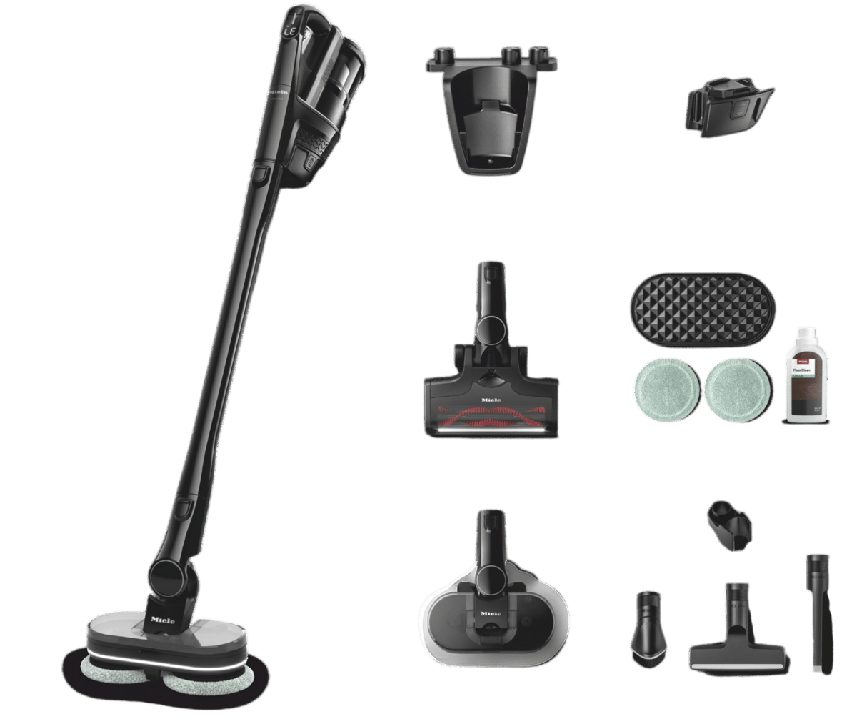 MIELE Triflex HX3 Aqua Şarjlı Dikey Süpürge Siyah