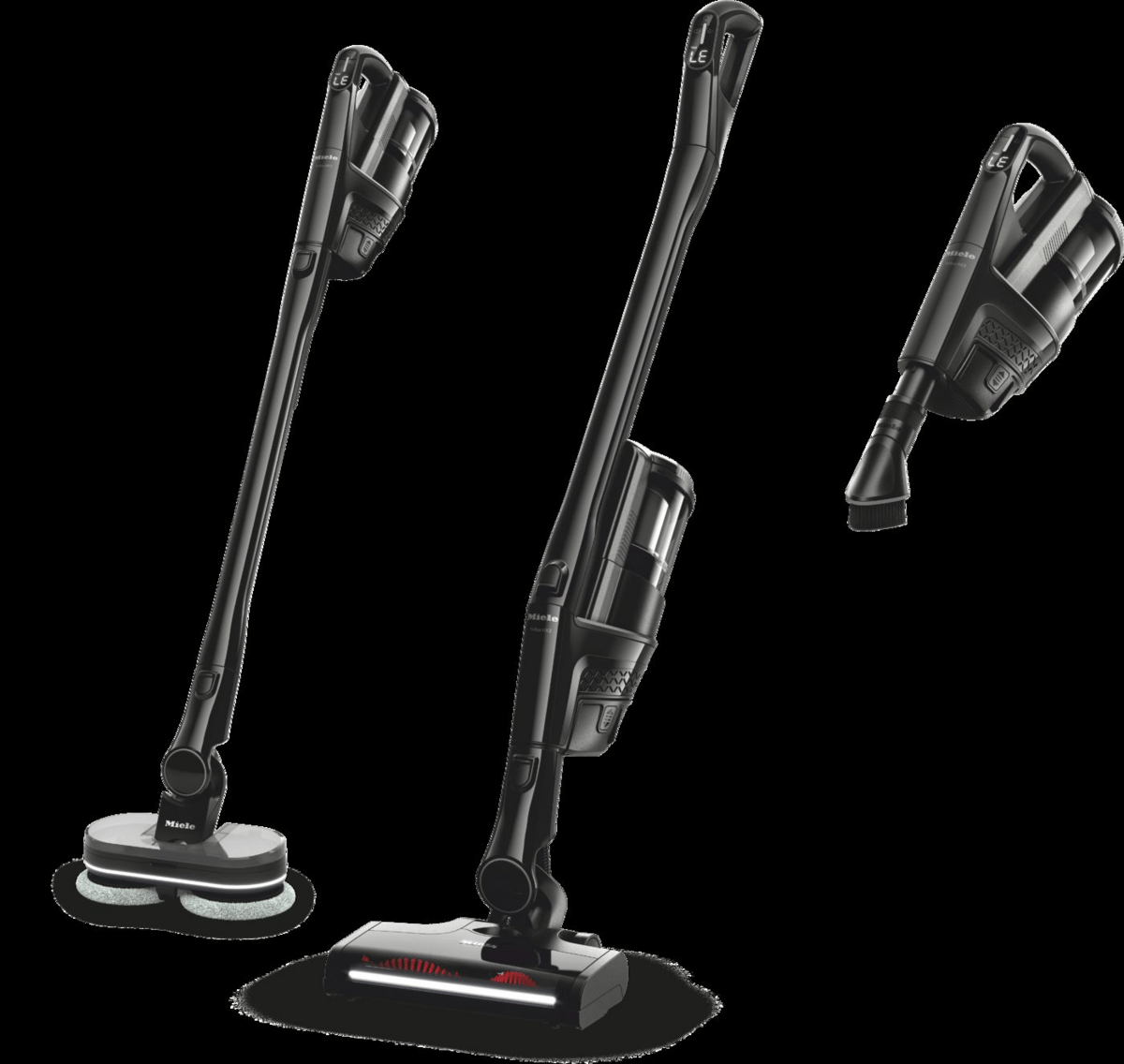 MIELE Triflex HX3 Aqua Şarjlı Dikey Süpürge Siyah - görsel 3