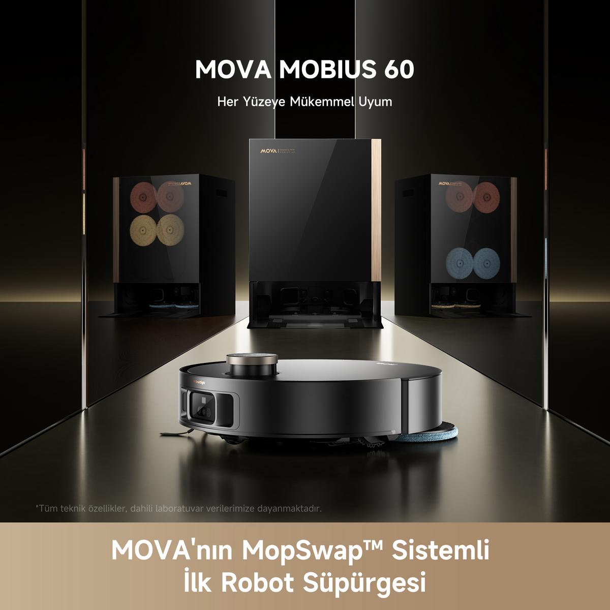 MOVA Mobius 60 İstasyonlu Robot Süpürge - görsel 2