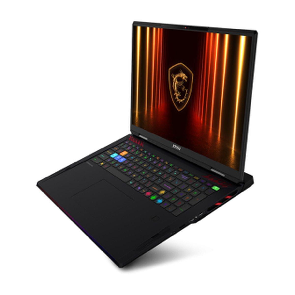 MSI Raider A18 Hx Geforce Rtx5080 Uhd+ K42 Ryzen™ 9 Ram SSD 18 inç Windows 11, Siyah