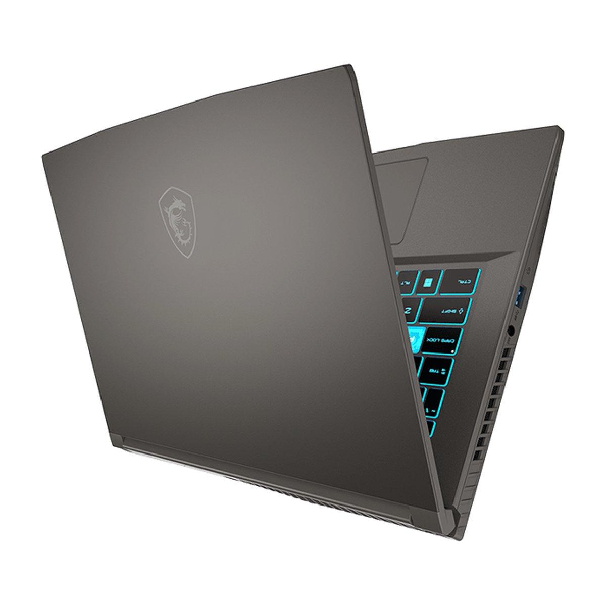 MSI Thin 15 - RTX 3050 · Intel Core i5-12450H · 16GB RAM · 512GB SSD · 15.6" · FreeDOS, Siyah - görsel 3