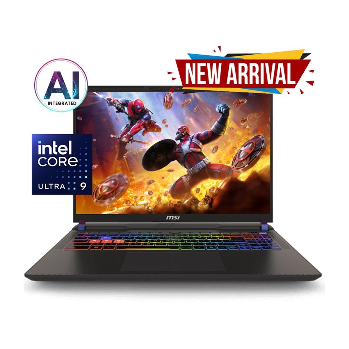 MSI Vector 16 HX AI - RTX 5080 (175W) · Intel Core Ultra 9 275HX · 40GB RAM · 1TB SSD · 16" QHD+ 240Hz · Windows 11 Pro, Siyah - görsel 3