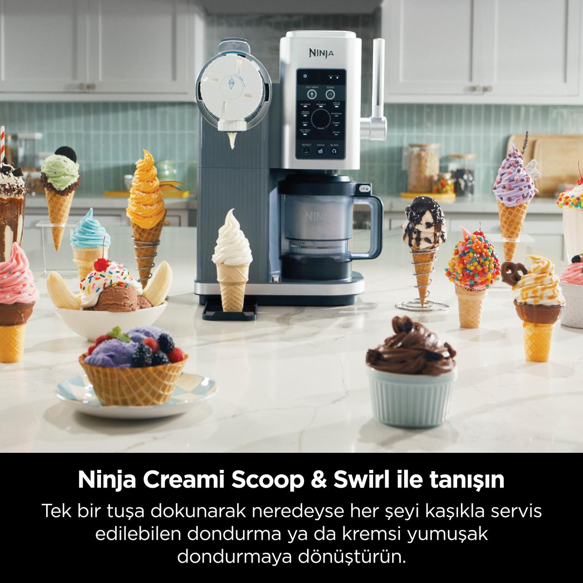 NINJA Swirl by Creami 13-in-1 Soft Serve & Dondurma Makinesi - görsel 2