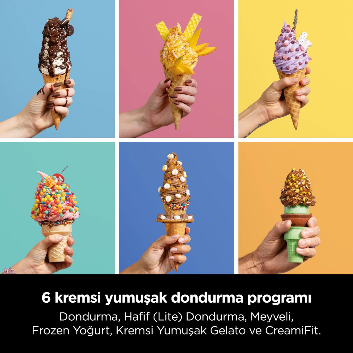 NINJA Swirl by Creami 13-in-1 Soft Serve & Dondurma Makinesi - görsel 4