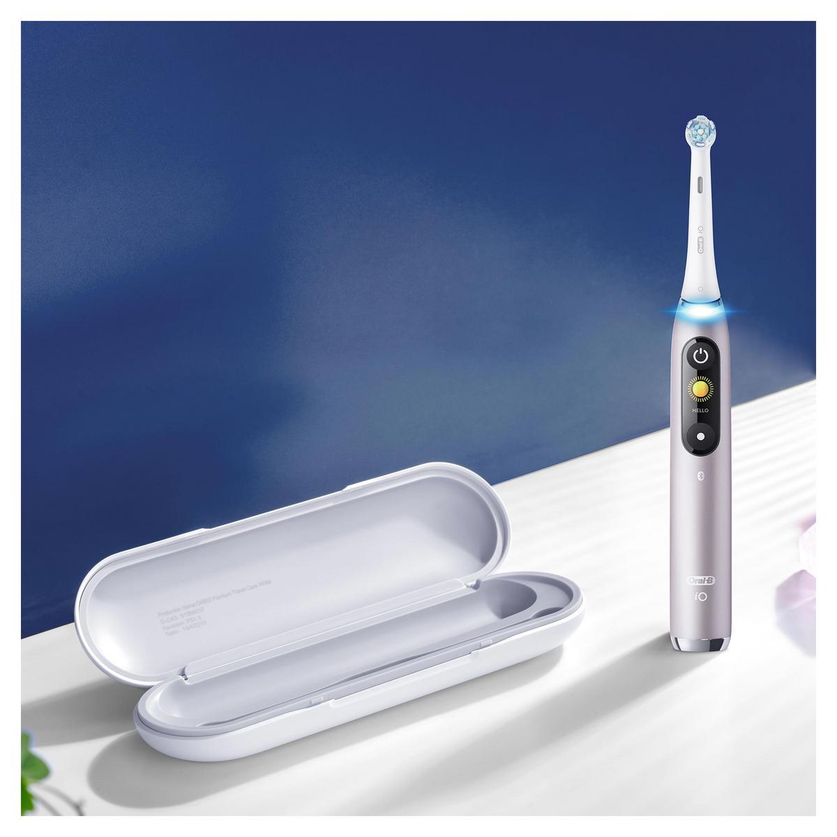 ORAL B iO 9 Serisi Şarjlı Diş Fırçası Pembe + Seyahat Kabı - görsel 3