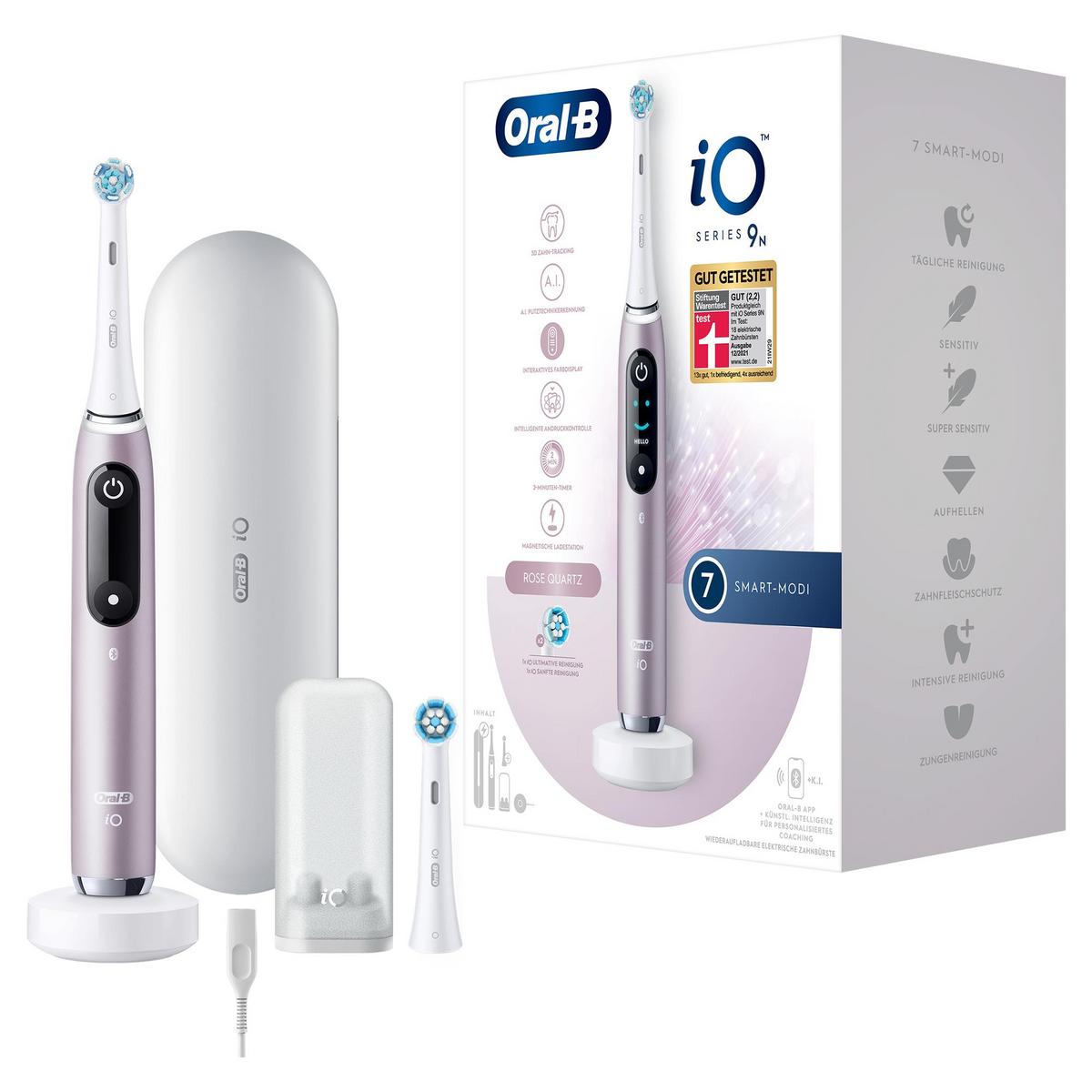 ORAL B iO 9 Serisi Şarjlı Diş Fırçası Pembe + Seyahat Kabı - görsel 4