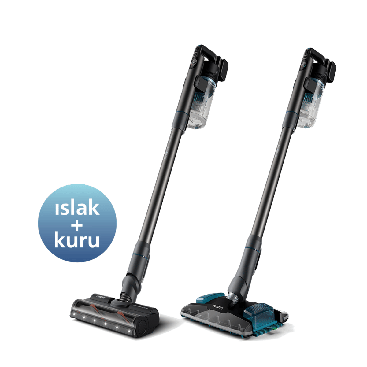 PHILIPS Aqua Plus 8000 Serisi XC8057/01 Islak Kuru Şarjlı Dikey Süpürge - görsel 2