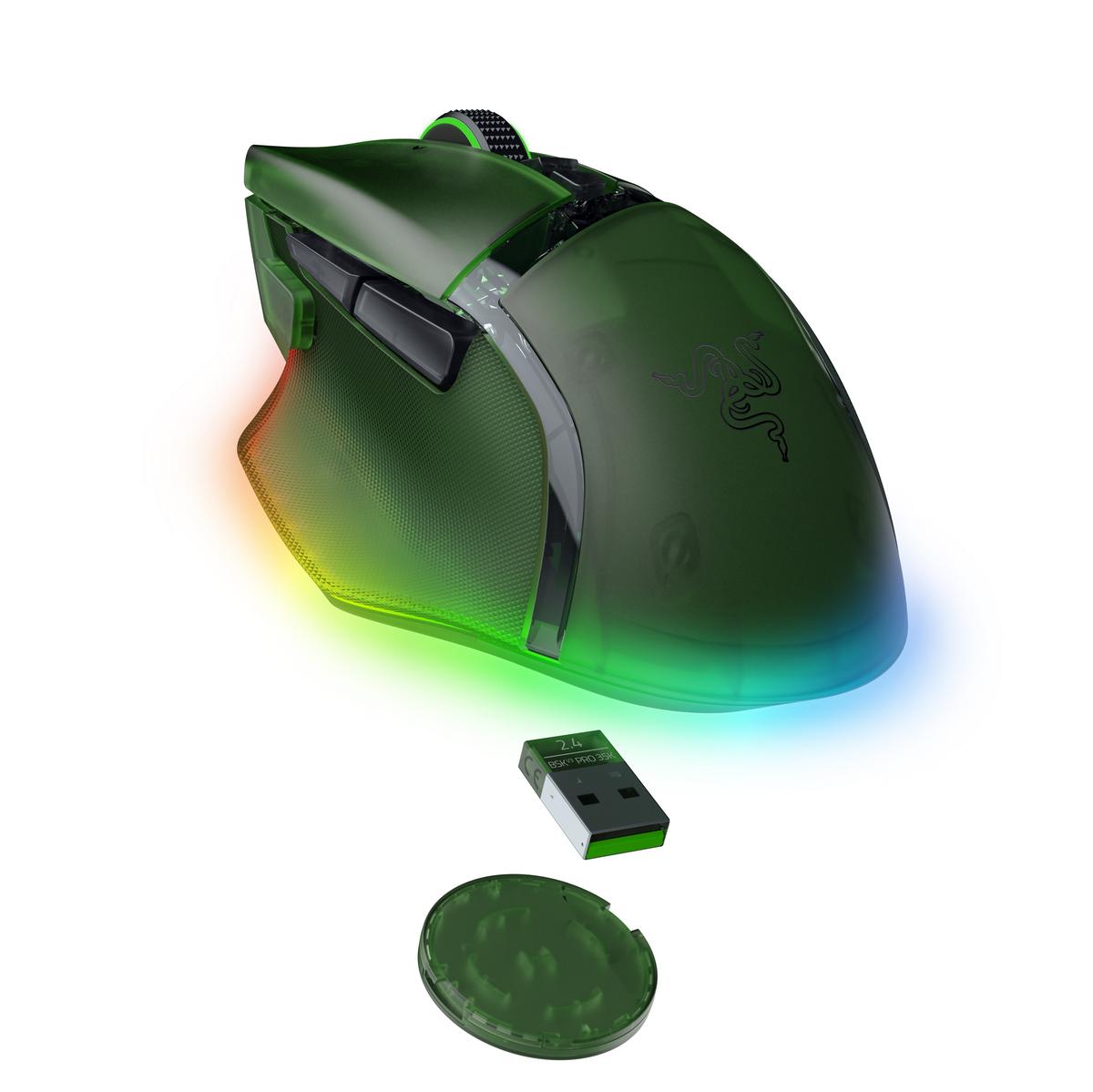 RAZER Basilisk V3 Pro 35K Kablosuz Mouse Yeşil - görsel 4
