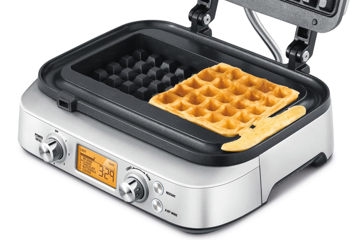 SAGE BWM620 The Smart Waffle Pro Waffle Makinesi Gümüş - görsel 3