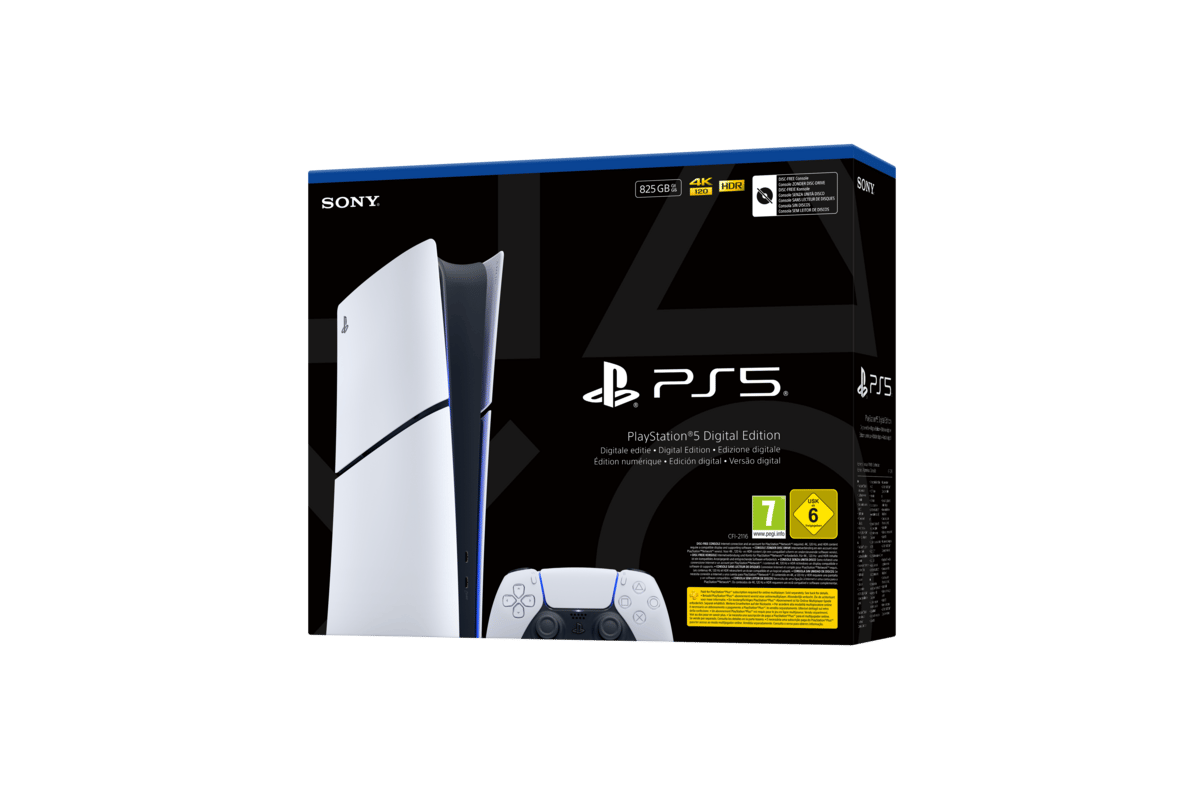 SONY 2.DualSense + Şarj İstasyonu + Playstation 5 Slim Digital (İthalatçı Garantili) Oyun Konsolu Beyaz - görsel 3