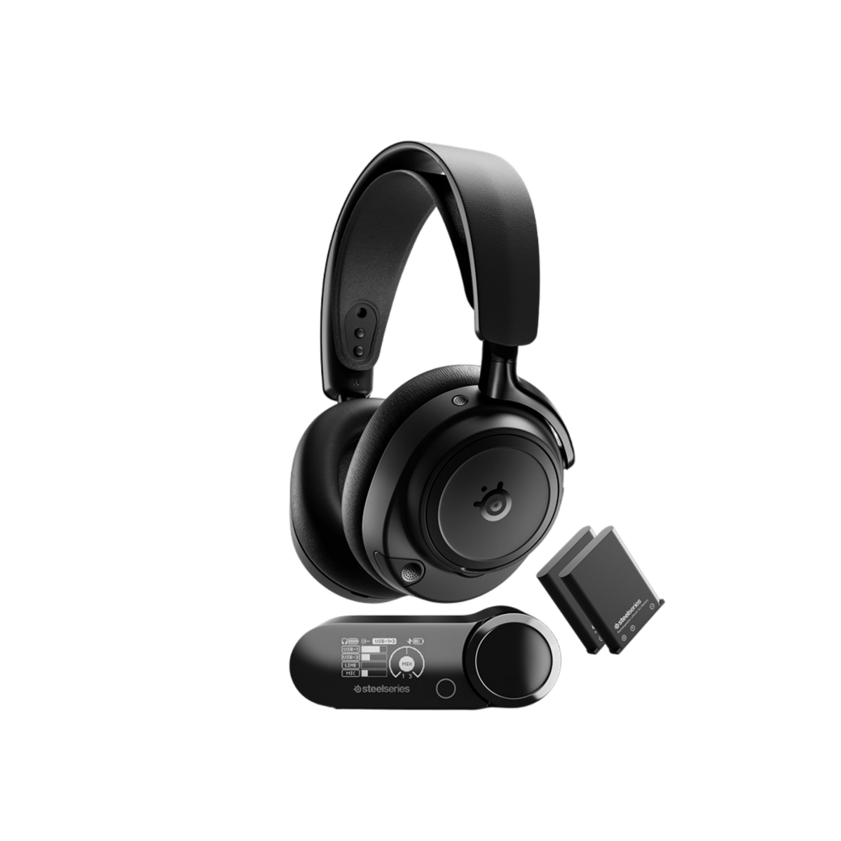 STEELSERIES Arctis Nova Elite Hi-Res Wireless Gaming Kulak Üstü Kulaklık Siyah