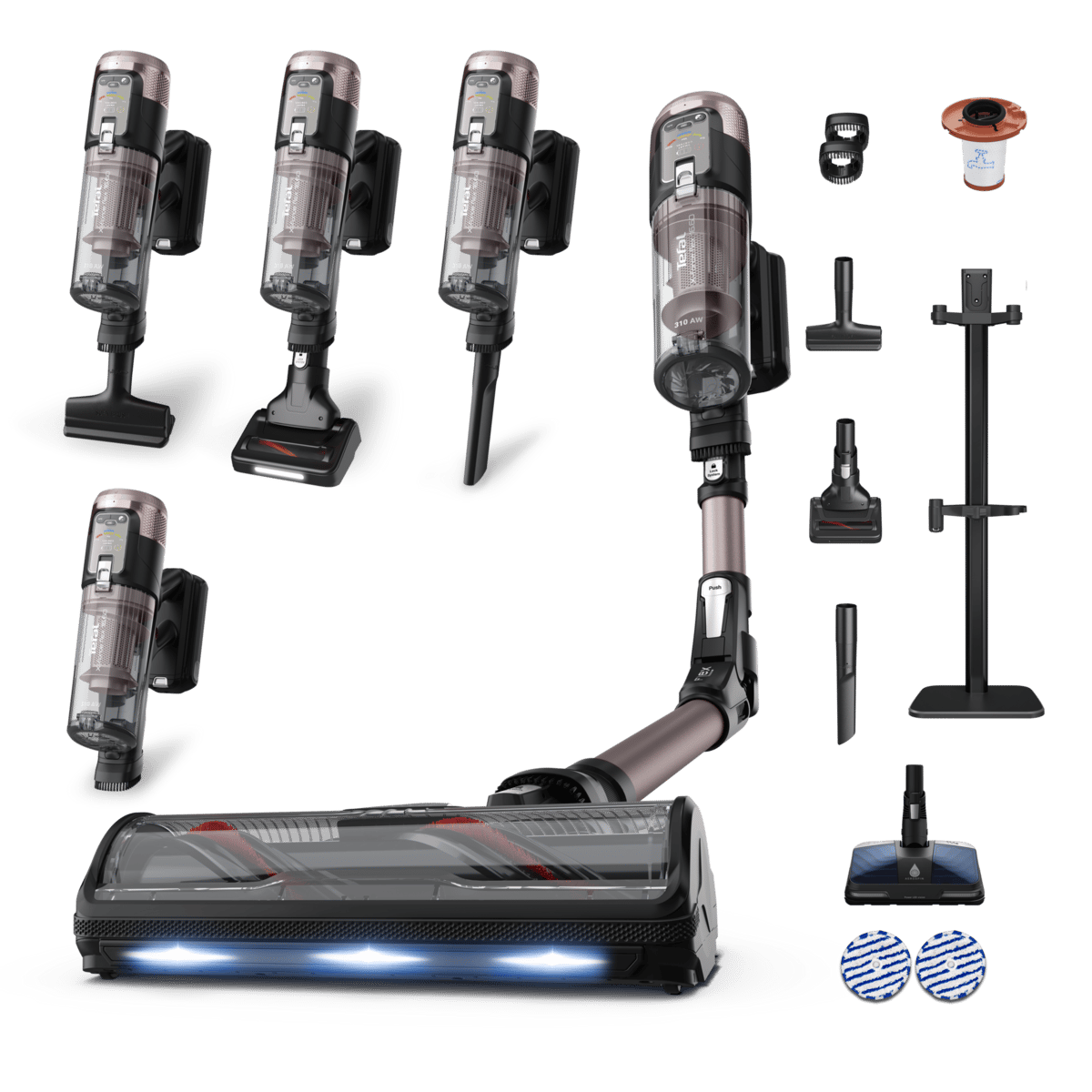 TEFAL X-Force Flex 16.60 Animal Aqua Şarjlı Dikey Süpürge - görsel 2