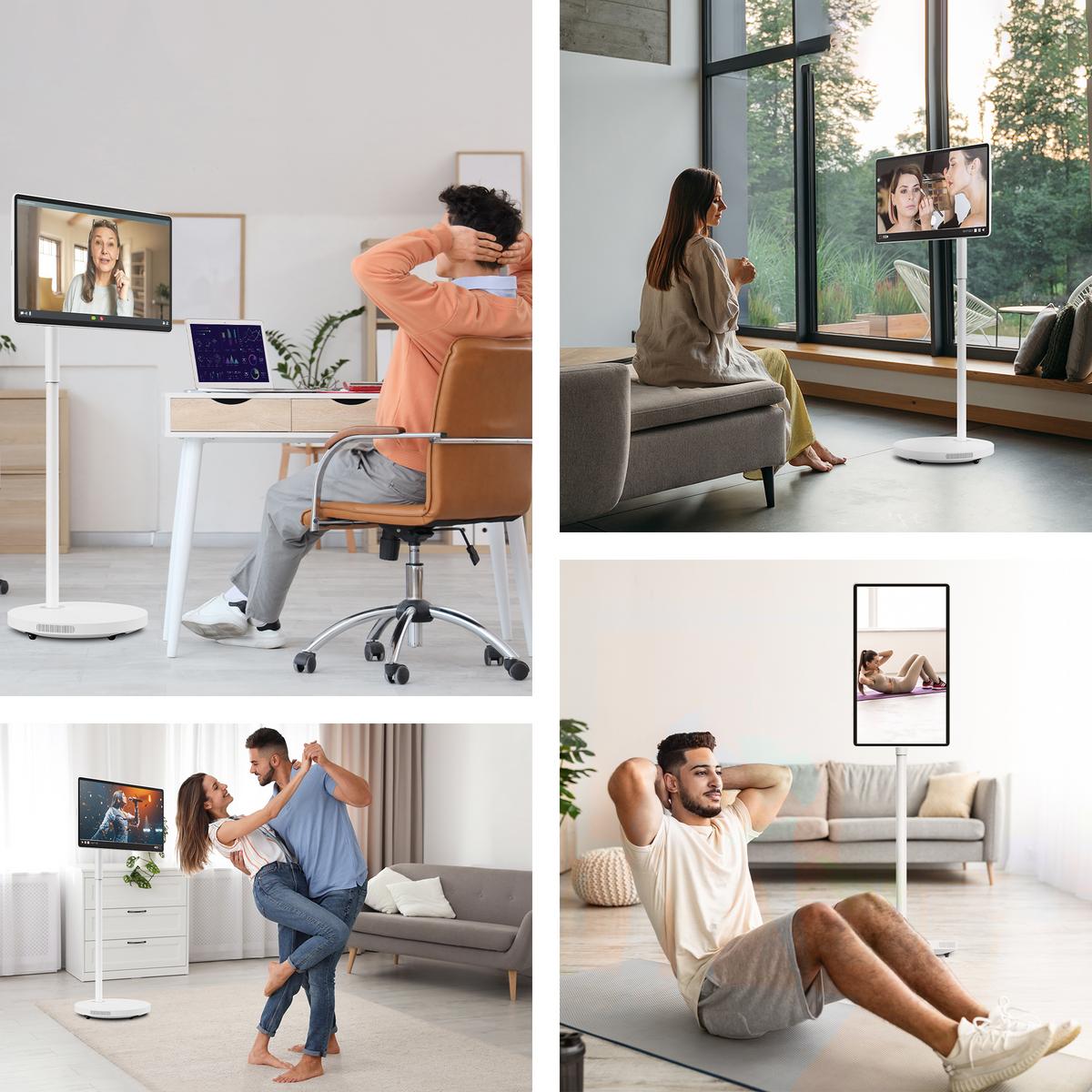 THOMSON 27UE7M45 Go Plus Pro 27UE7M45 27 inç 69 Ekran 4K UHD Dokunmatik Döndürülebilir Tekerlekli Taşınabilir Ekran - görsel 2
