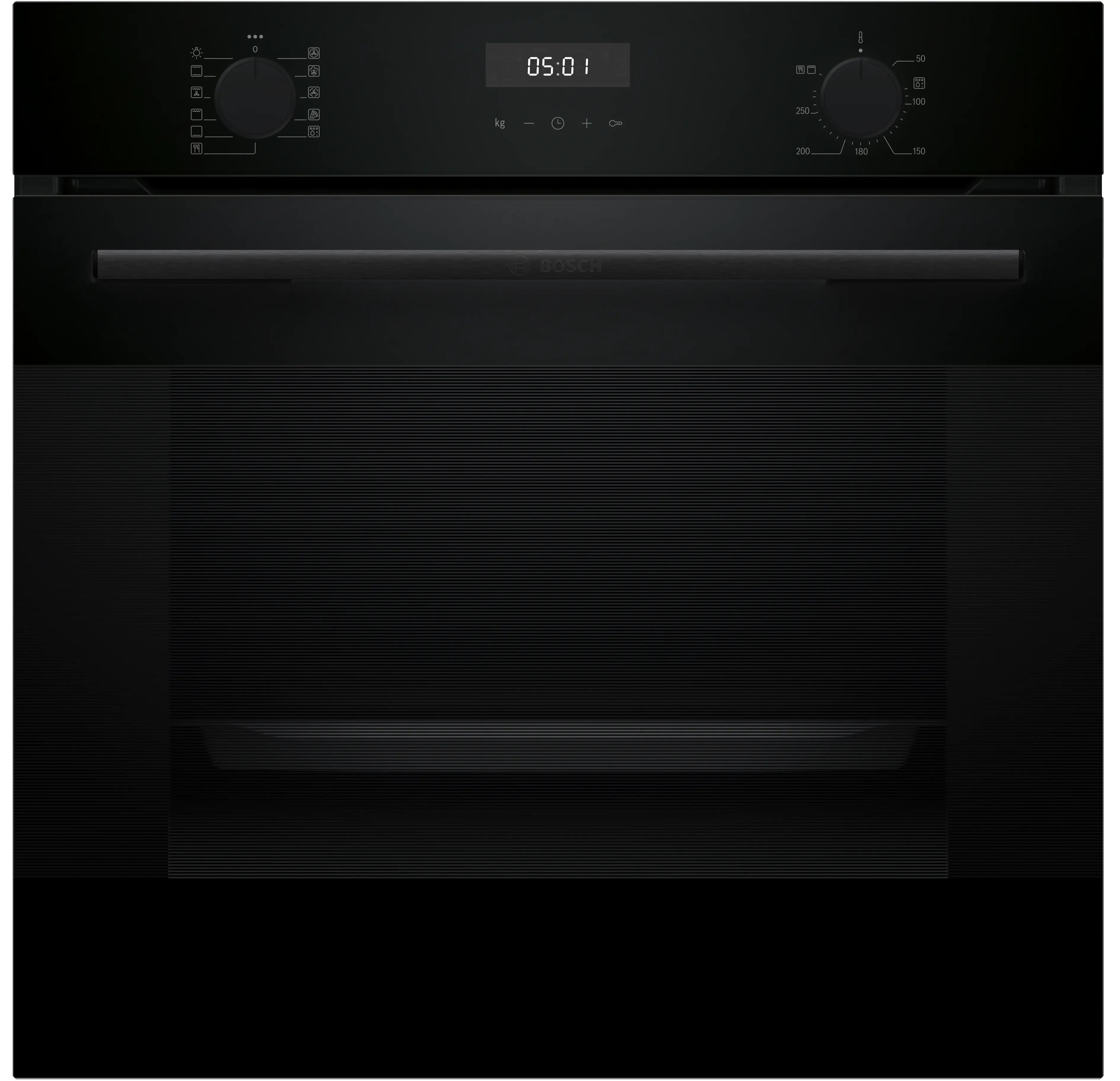 Bosch Serie 4 Buhar Destekli Ankastre Fırın 60 x 60 cm Siyah HUA717BA0T