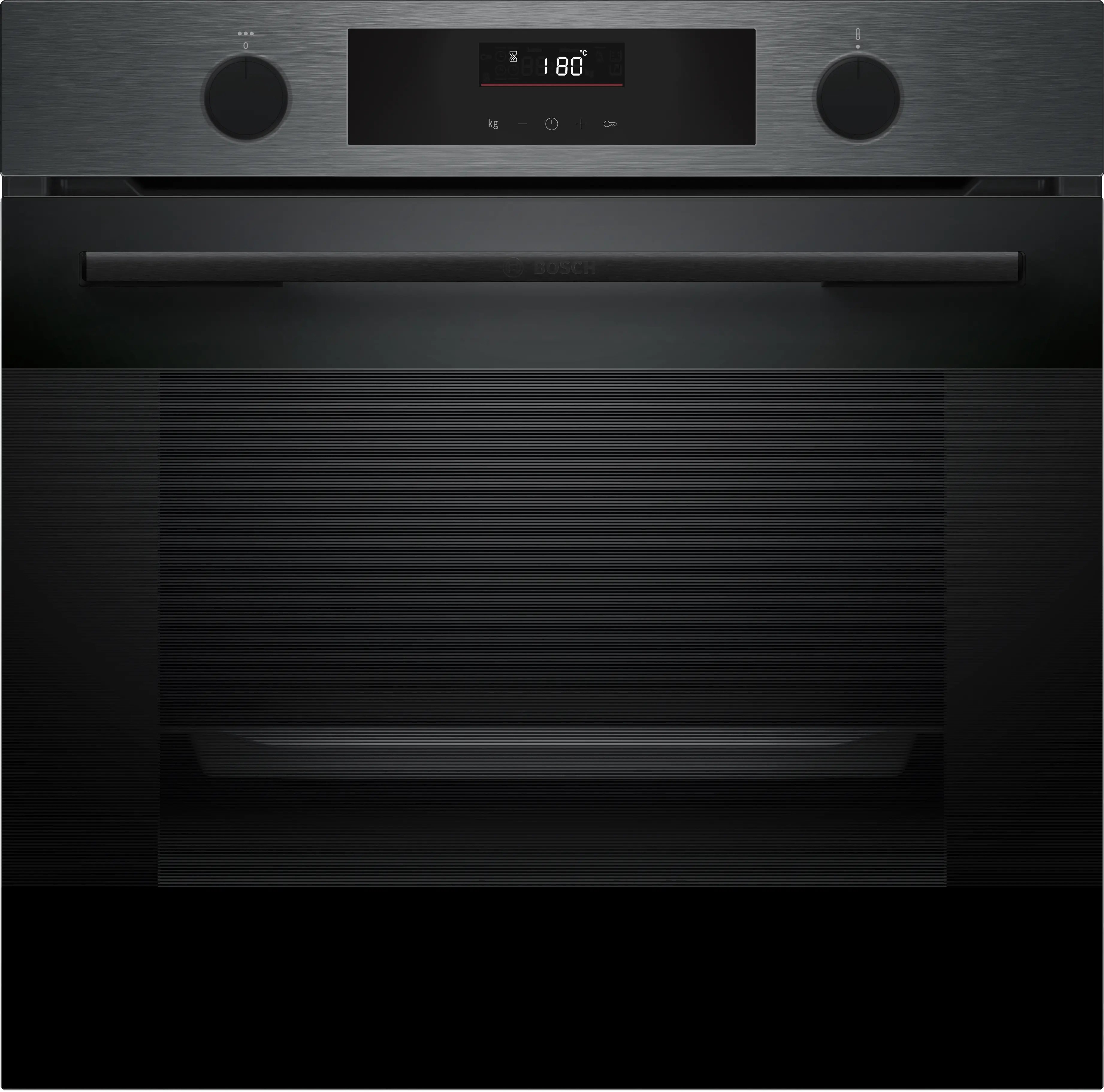 Bosch Serie 4 Buhar Destekli Ankastre Fırın 60 x 60 cm Black Inox HUA736EG0T