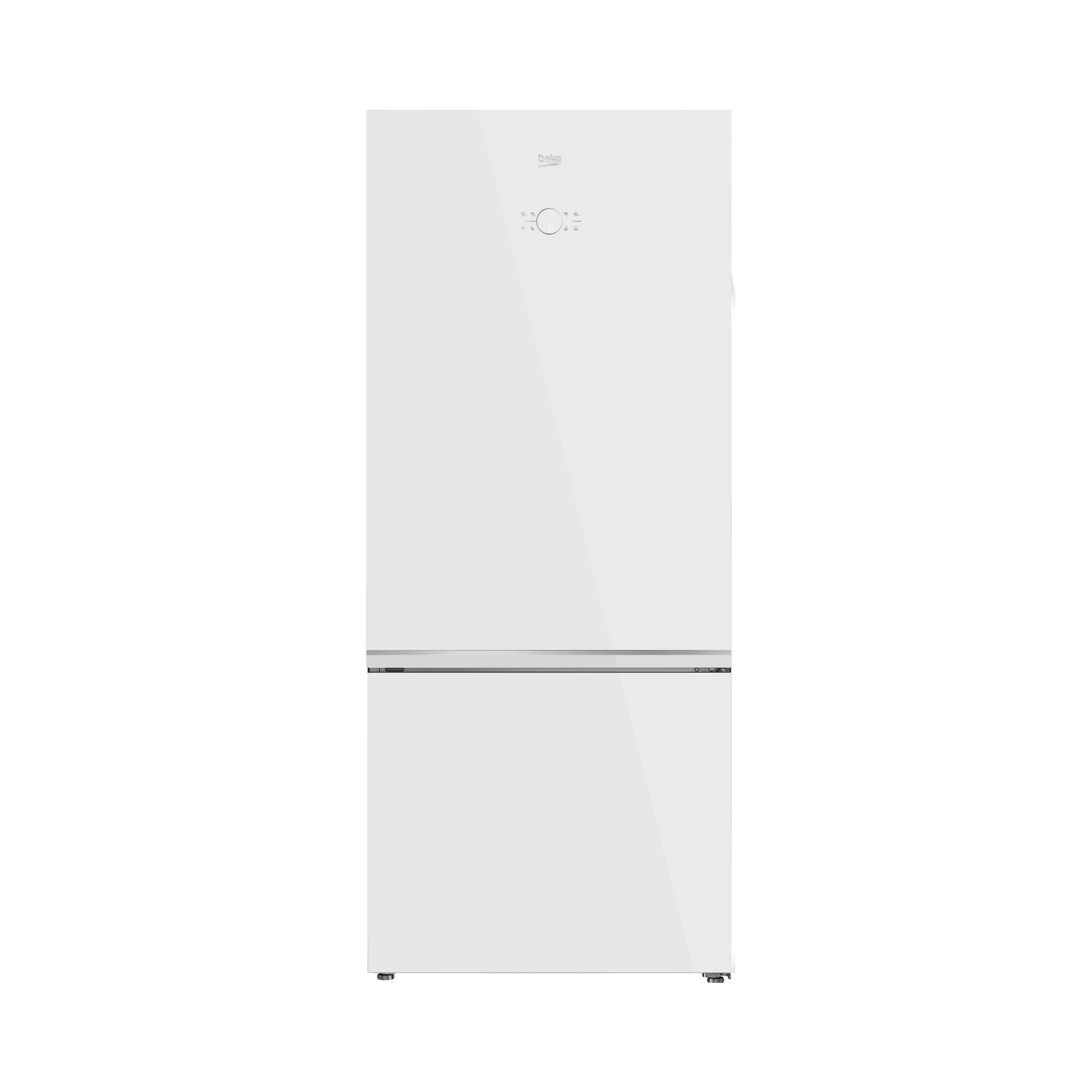 Beko 678551 EBC AI Fit Beyaz Cam Yapay Zeka Teknolojili No Frost Buzdolabı