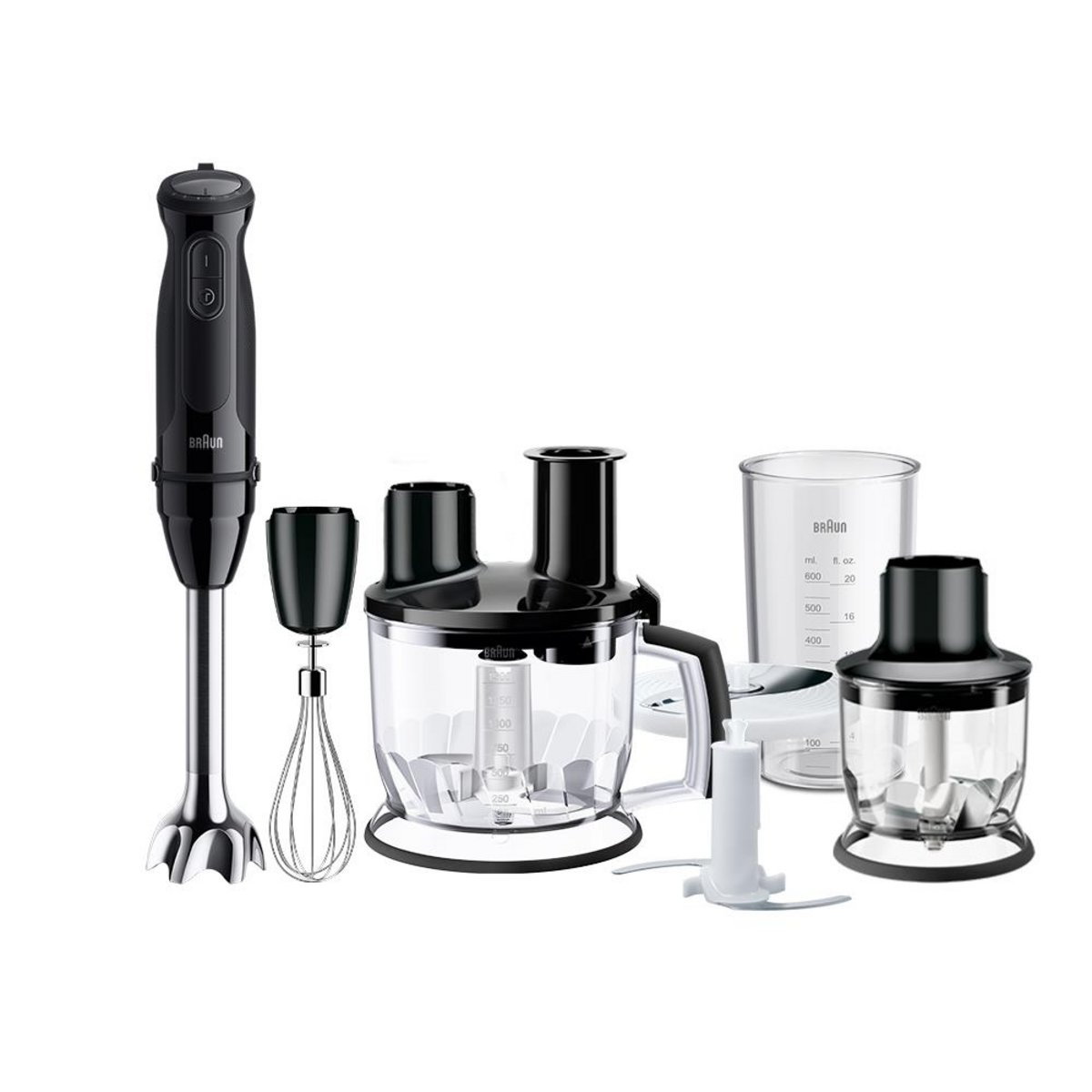 BRAUN MultiQuick MQ50813M 5 1000 W Blender Seti Siyah