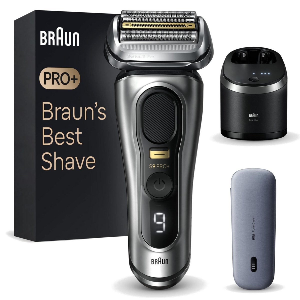 BRAUN Series 9 PRO 9577CC Islak ve Kuru Tıraş Makinesi Gümüş