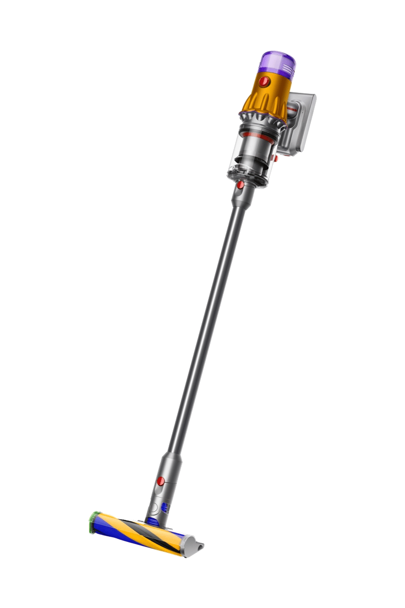 DYSON V12 Detect Slim Absolute Kablosuz Şarjlı Dikey Süpürge Sarı Nikel