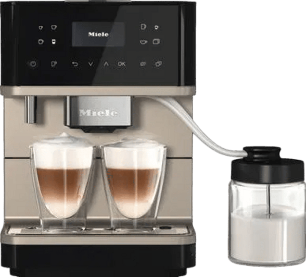 MIELE CM 6360 MilkPerfection Tam Otomatik Solo Kahve Makinesi Siyah Clean Steel Metallic