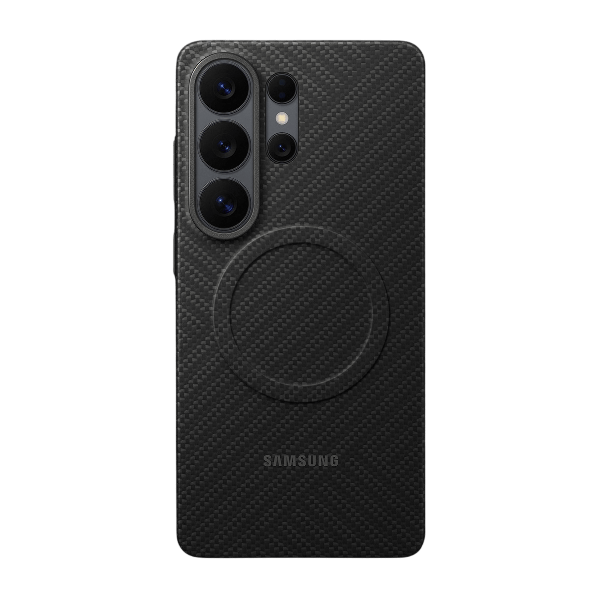SAMSUNG Galaxy S26 Ultra Karbon Magnet Telefon Kılıfı Siyah