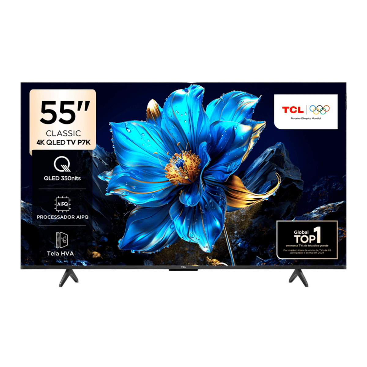 TCL 55P7K 55 inç 139 Ekran Uydu Alıcılı Smart 4K UHD QLED Google TV